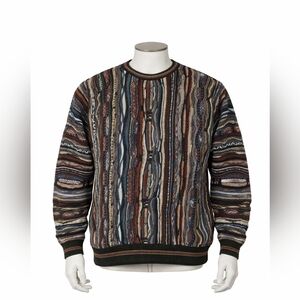 Roundtree & Yorke Multicolor Crewneck Sweater